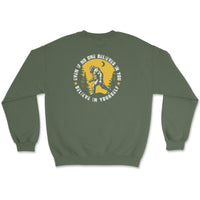 Bigfoot Believe in Yourself Sweatshirt - Goats Trail