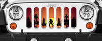 Bigfoot Orange and Yellow Wilderness Grille Insert - Goats Trail