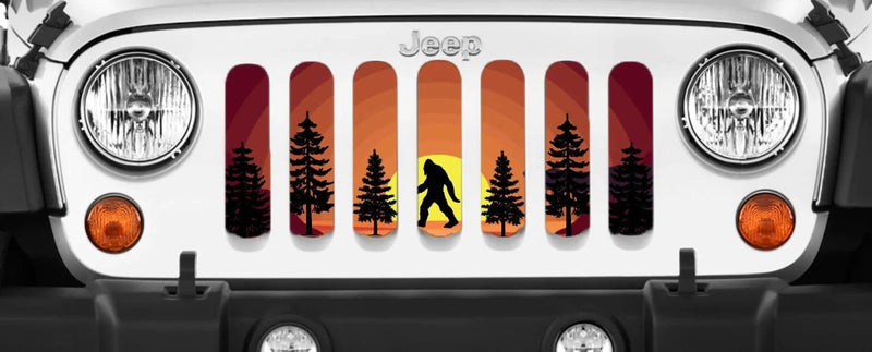 Bigfoot Orange and Yellow Wilderness Grille Insert - Goats Trail