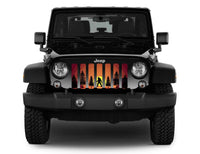 Bigfoot Orange and Yellow Wilderness Grille Insert - Goats Trail