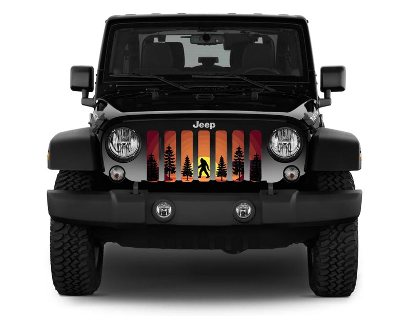 Bigfoot Orange and Yellow Wilderness Grille Insert - Goats Trail
