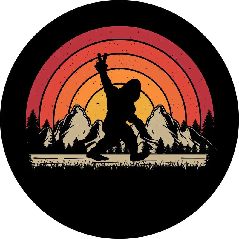 Bigfoot Sunset Spare Tire Cover–Ultimate Tire Protection - Goats Trail