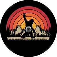 Bigfoot Sunset Spare Tire Cover–Ultimate Tire Protection - Goats Trail