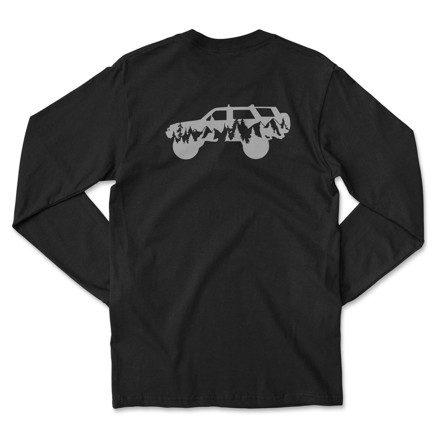 Black Long-Sleeve Toyota 4Runner Shirt - Goats Trail Off-Road Apparel Company