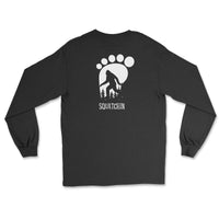 Black Long - Sleeved Bigfoot Tee Shirt - Goats Trail