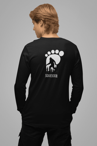 Black Long - Sleeved Bigfoot Tee Shirt - Goats Trail