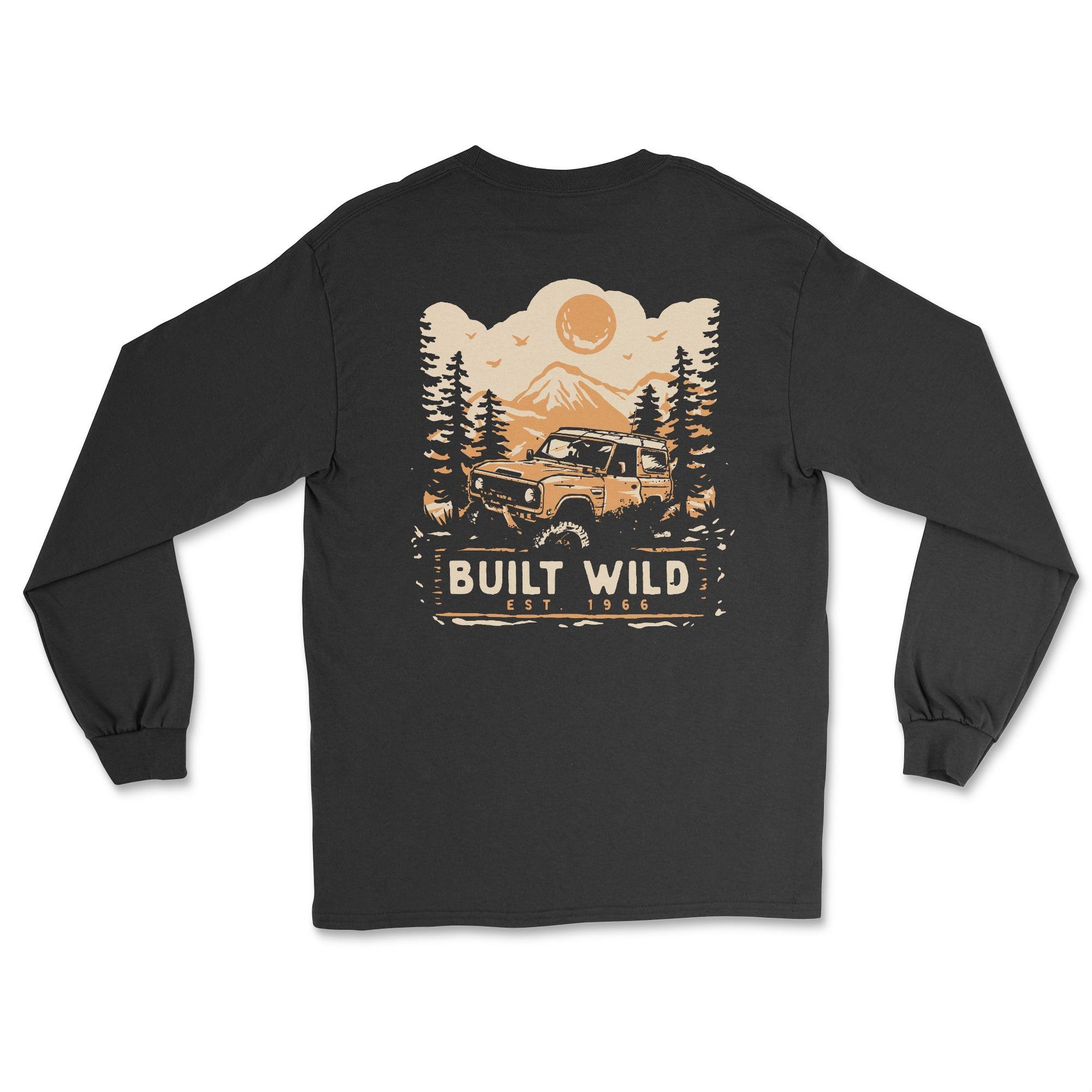 Ford Bronco in the Mountains Long Sleeve T-Shirt