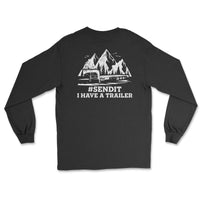 Black Long - Sleeved SEND IT Tee - Goats Trail