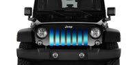 Blue Wave Ombre Grille Insert - Goats Trail