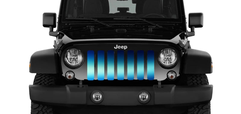Blue Wave Ombre Grille Insert - Goats Trail