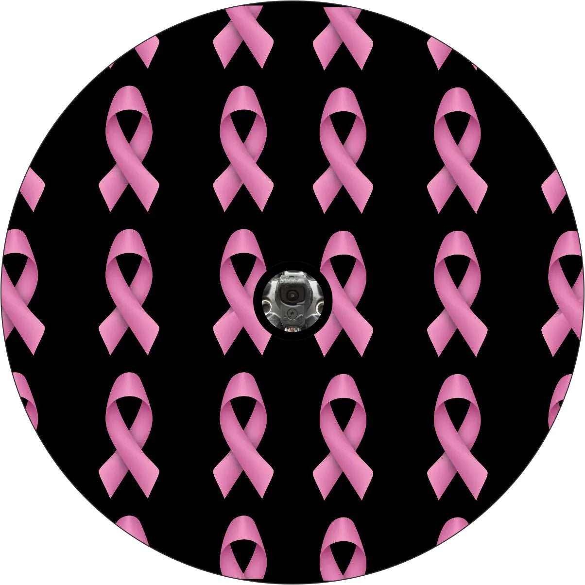 Breast Cancer Pink Ribbons Spare Tire Cover - Goats Trail