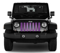 Bright Purple Sparkle Flex Grille Insert - Add Some Sparkle to Your Rig! - Goats Trail