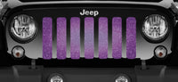 Bright Purple Sparkle Flex Grille Insert - Add Some Sparkle to Your Rig! - Goats Trail