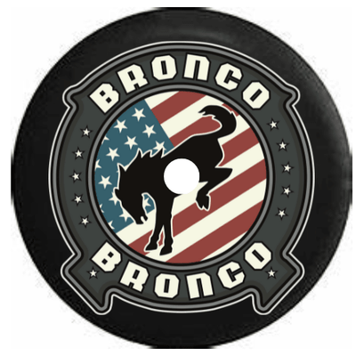 Bronco American Pride Spare Tire Cover - Goats Trail