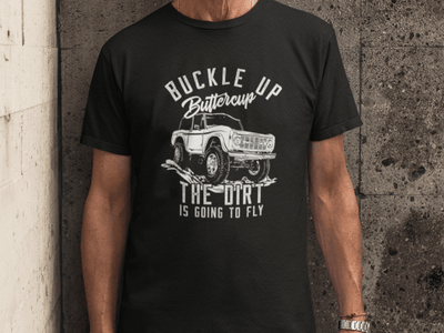 Bronco Buckle Up Buttercup Graphic Tee - Goats Trail