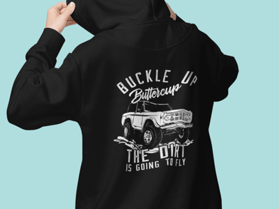 Bronco Buckle Up Buttercup Hoodie - Goats Trail