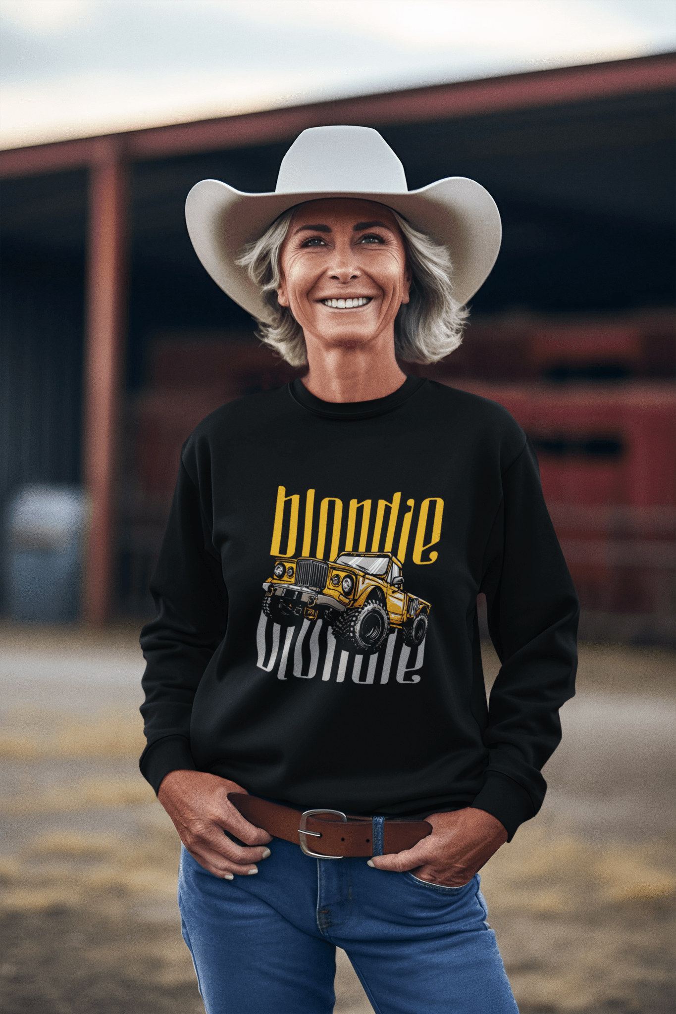 BSF Offroad Wrecker-Blondie Crewneck - Goats Trail Off-Road Apparel Company