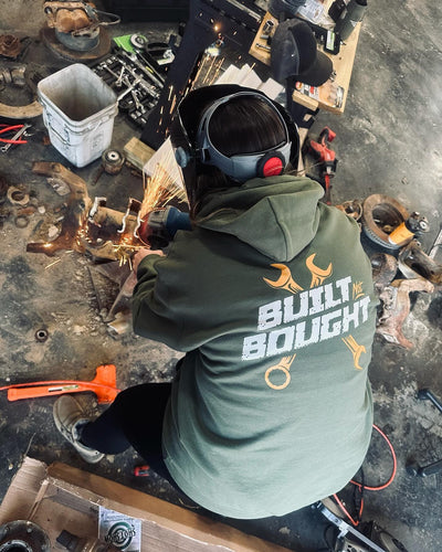 Built Not Bought Hoodie - Goats Trail Off-Road Apparel Company