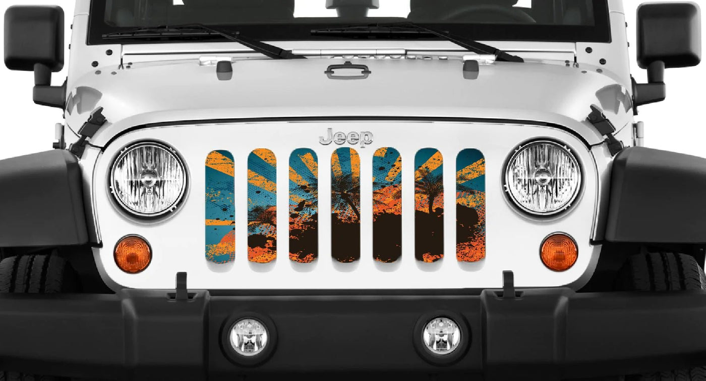 California Dreaming Jeep Grille Insert - Goats Trail Off-Road Apparel Company