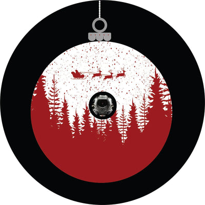 Christmas Globe Ornament Spare Tire Cover - Goats Trail Off-Road Apparel Company
