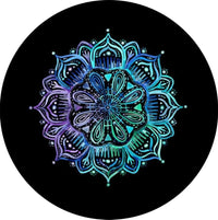 Colorful Mandala Spare Tire Cover - Goats Trail