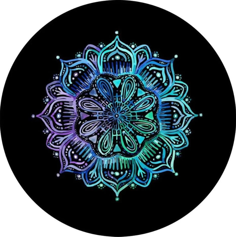 Colorful Mandala Spare Tire Cover - Goats Trail