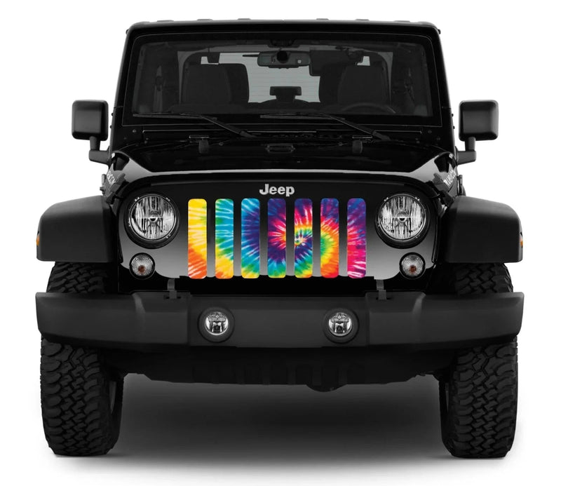 Colorful Retro Tye - Dye Grille Insert - Free Spirit - Goats Trail