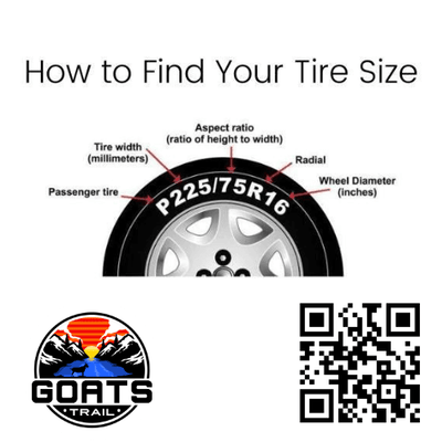 Custom Spare Tire Cover - Goats Trail