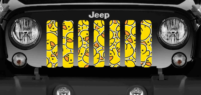 Cute Yellow Rubber Ducks Grille Insert - Goats Trail