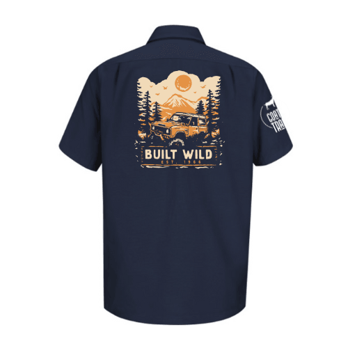 Dickies Navy Ford Bronco Built Wild Work Shirt - Goats Trail