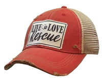 Dog Trucker Hat - Live, Love, Rescue - Goats Trail