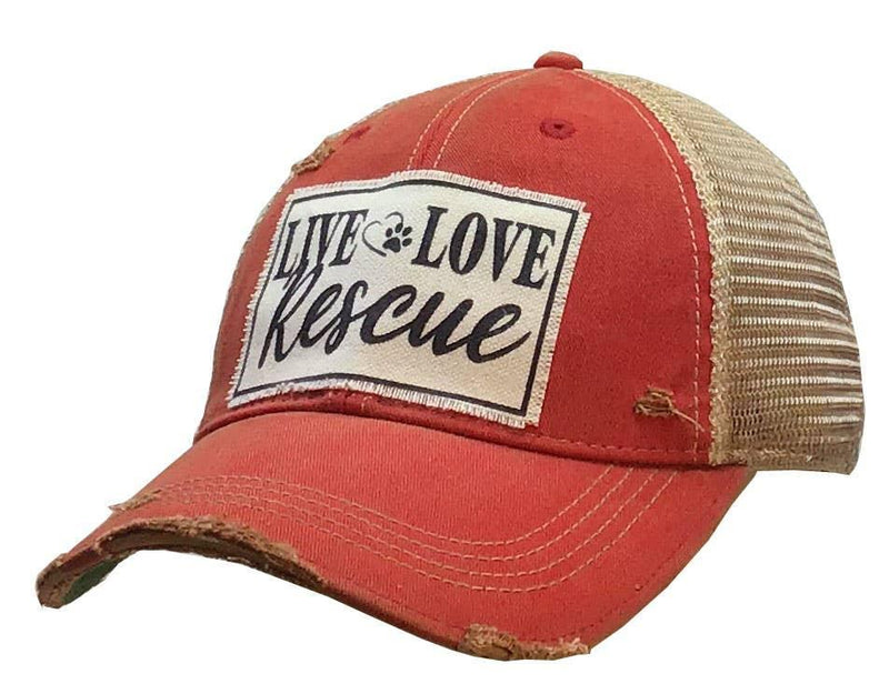Dog Trucker Hat - Live, Love, Rescue - Goats Trail