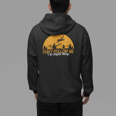 Don't Follow Me I Do Stupid Things-Snowmobile Edition - Goats Trail Off-Road Apparel Company