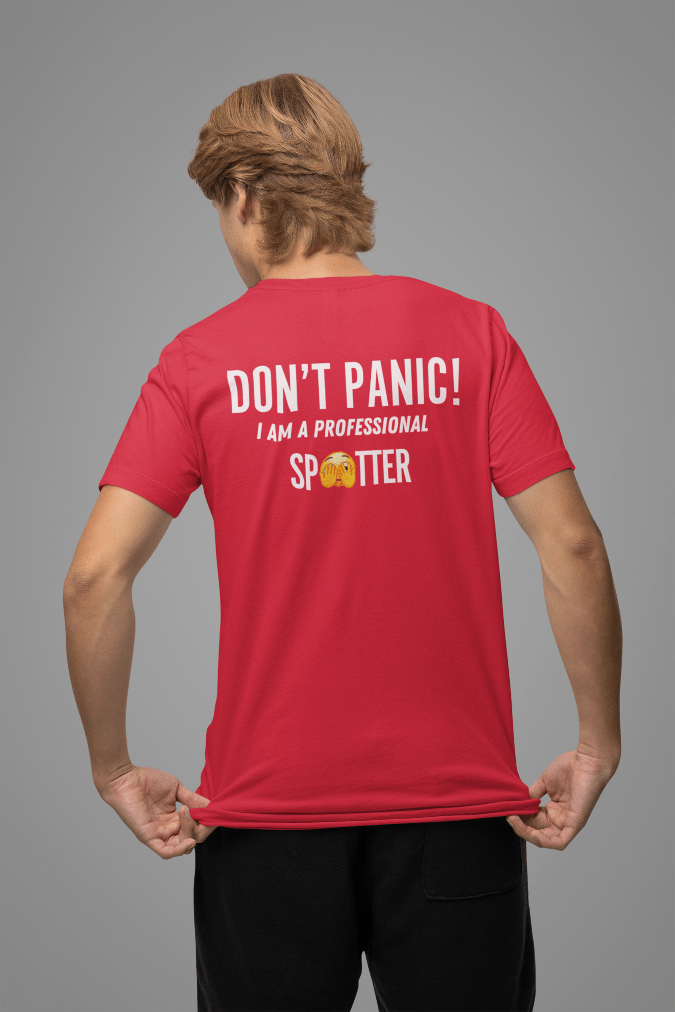 Don't Panic! I Am A Professional Spotter Tee Shirt - Goats Trail Off-Road Apparel Company