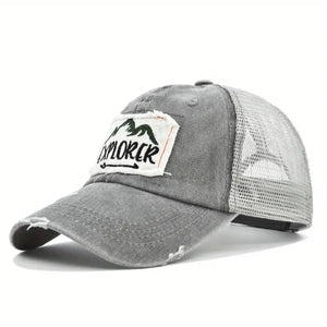 EXPLORER Embroidered Washed Baseball Cap - Goats Trail