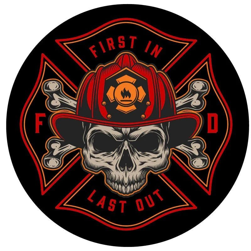 Firefighter Spare Tire Cover - Goats Trail