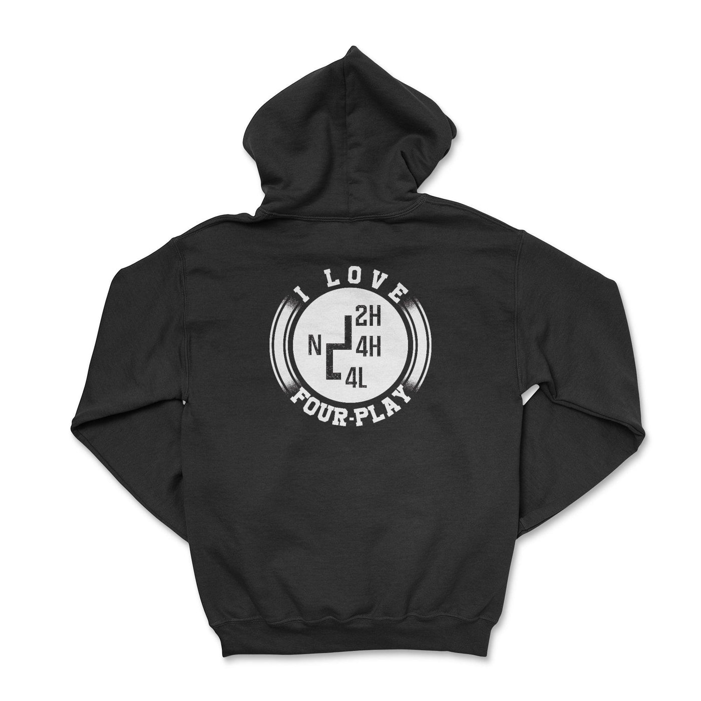 Funny I Love Four Play Black Zip-Up Hoodie - Goats Trail