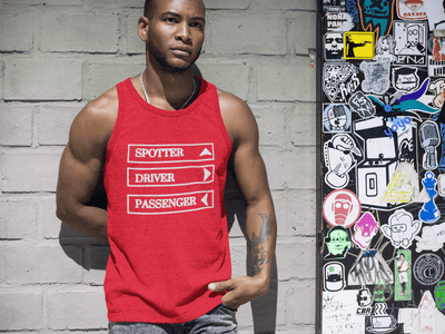 Funny Men's Muscle Tank Top - Goats Trail