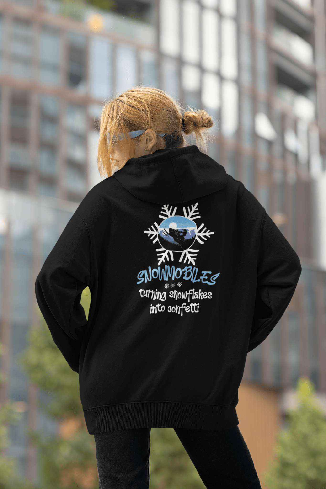 Funny Snowmobiling Hoodie - Goats Trail Off-Road Apparel Company