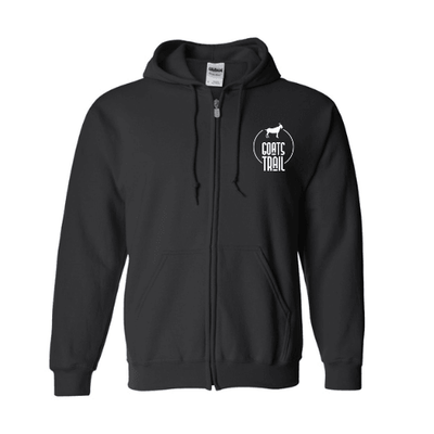 Gildan Black Zip-Up When In Doubt, Skinny Pedal Out Hoodie Zip-Up Hoodies