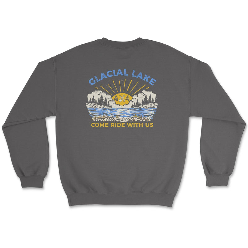 Glacial Lake 4 x 4 Crewneck - Goats Trail
