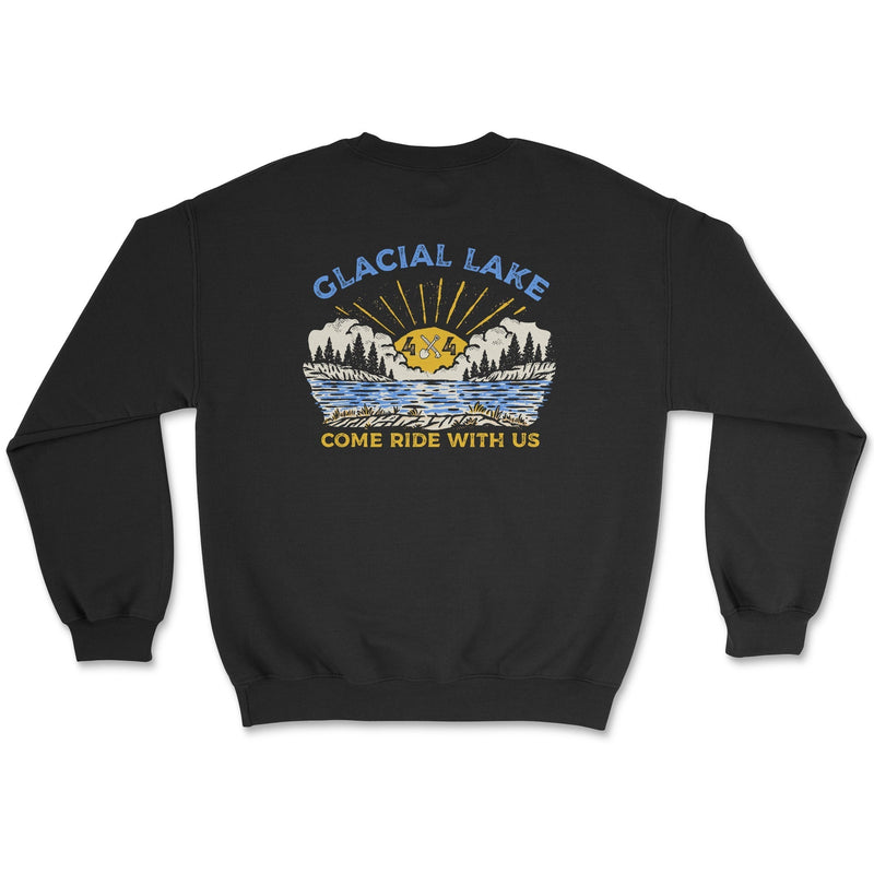 Glacial Lake 4 x 4 Crewneck - Goats Trail