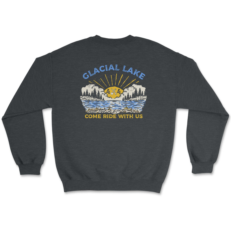Glacial Lake 4 x 4 Crewneck - Goats Trail