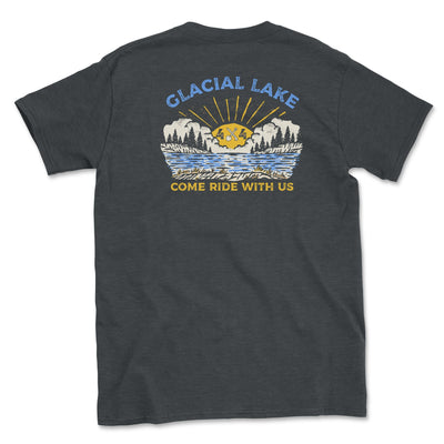 Glacial Lake 4x4 Club Tee Shirt Dark Heather / Small Unisex T-shirt