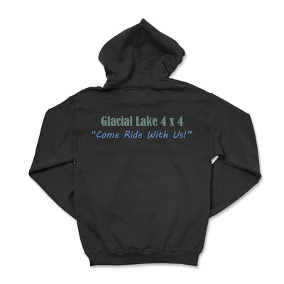 Glacial Lake Black Zip-Up Hoodie - Goats Trail Off-Road Apparel Company