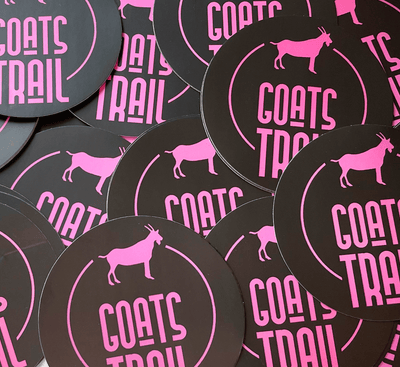 Goats Trail Pink Holographic Sticker - Goats Trail