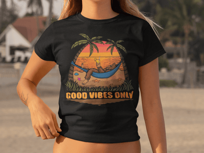 Good Vibes Only Crop Top - Goats Trail