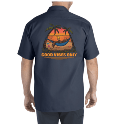 Good Vibes Only Dickies Work Shirt - Goats Trail