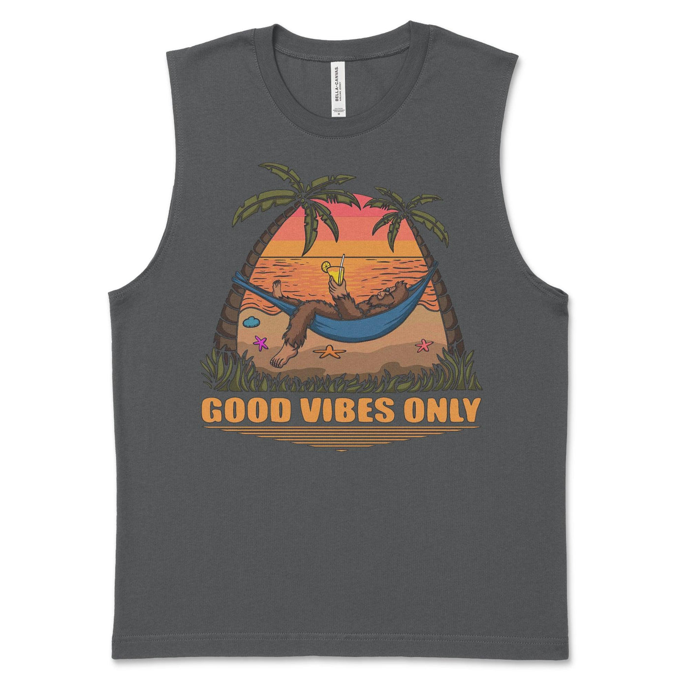 Good Vibes Only Men's Muscle Tank - Goats Trail