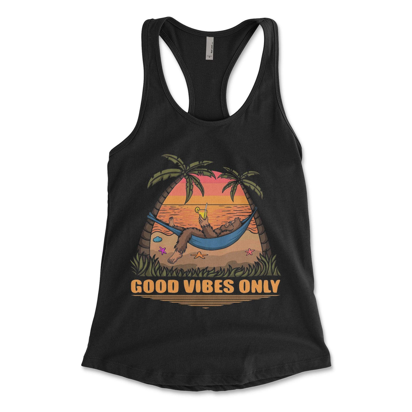 Good Vibes Only Women's Racerback Tank Top - Goats Trail